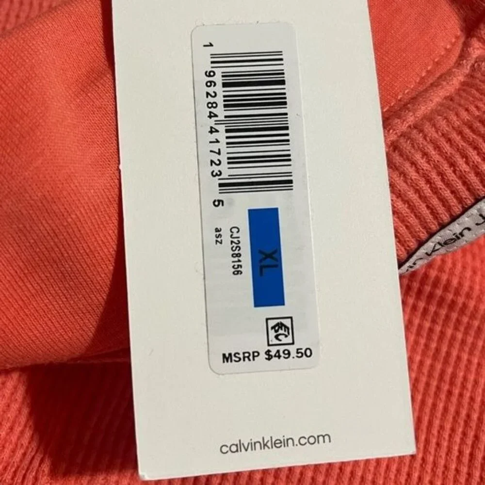 Calvin Klein Jeans Women's Waffle-Knit Mid-Rise Pull-on Shorts, Size XL, New - Picture 11 of 11
